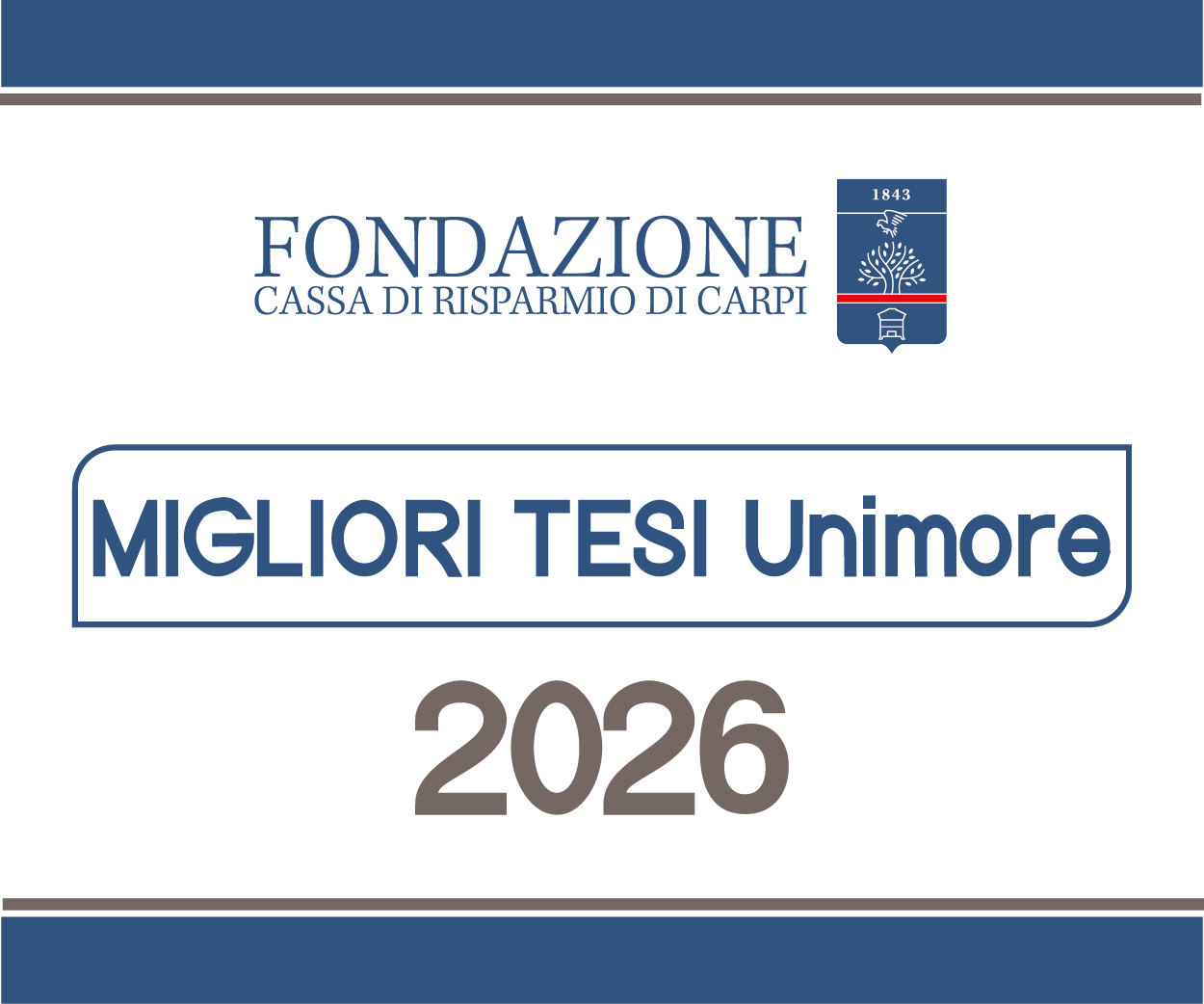 Fondazione Crc 2026 – Migliore tesi 2